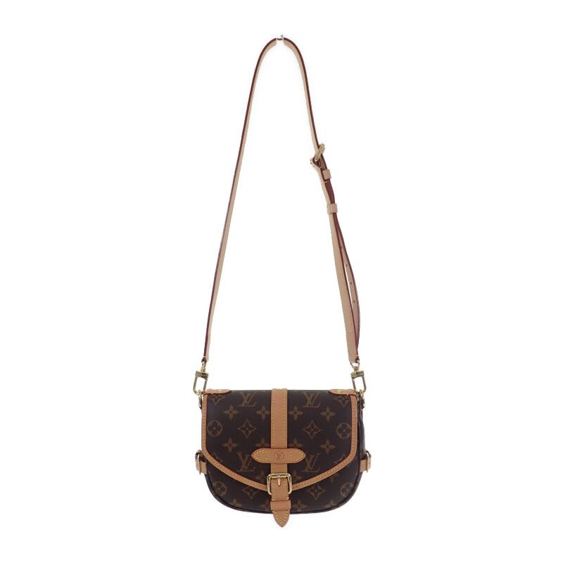 Louis Vuitton Saumur BB Monogram Shoulder Bag Handbag 2-Way