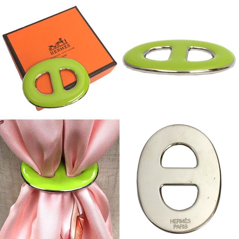 Hermes Chaine D'ancre Scarf Ring Aq7770