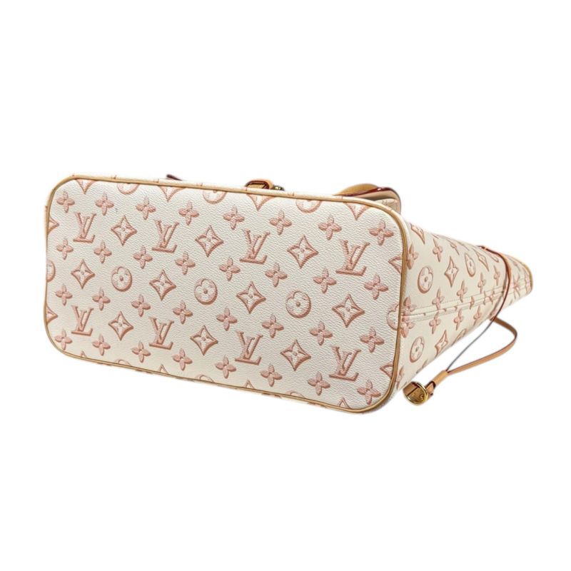 Louis Vuitton Neverfull MM Monogram Fall For You Tote Bag PVC M20921 Beige