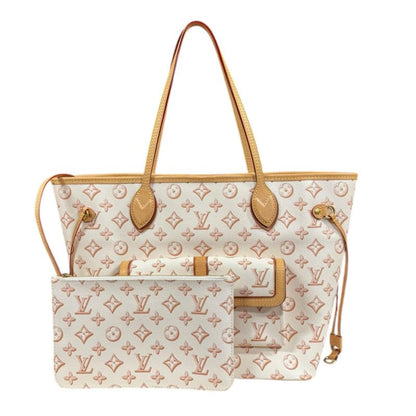 Louis Vuitton Neverfull MM Monogram Fall For You Tote Bag PVC M20921 Beige