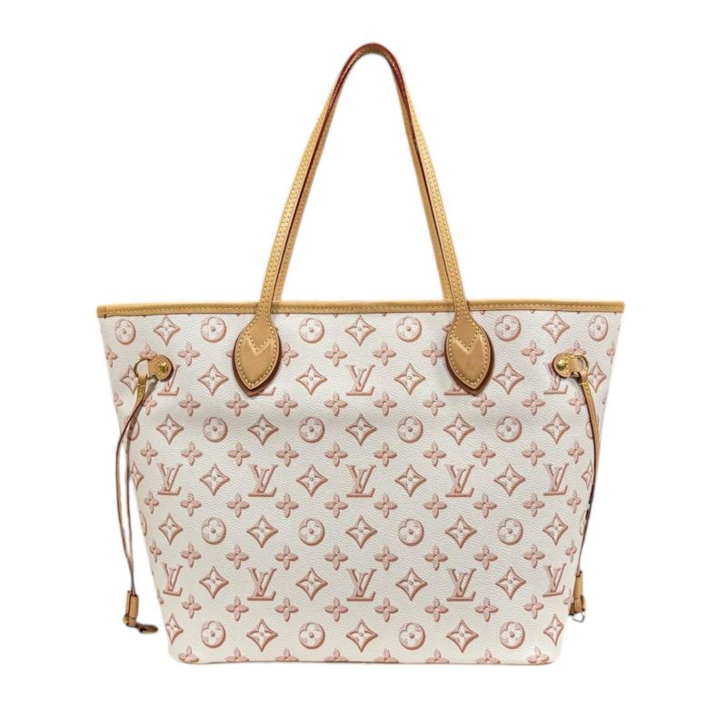 Louis Vuitton Neverfull MM Monogram Fall For You Tote Bag PVC M20921 Beige