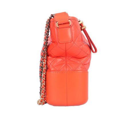 Chanel Hobo Bag Large Gabriel De Chanel Shoulder Bag Leather A93824 Orange
