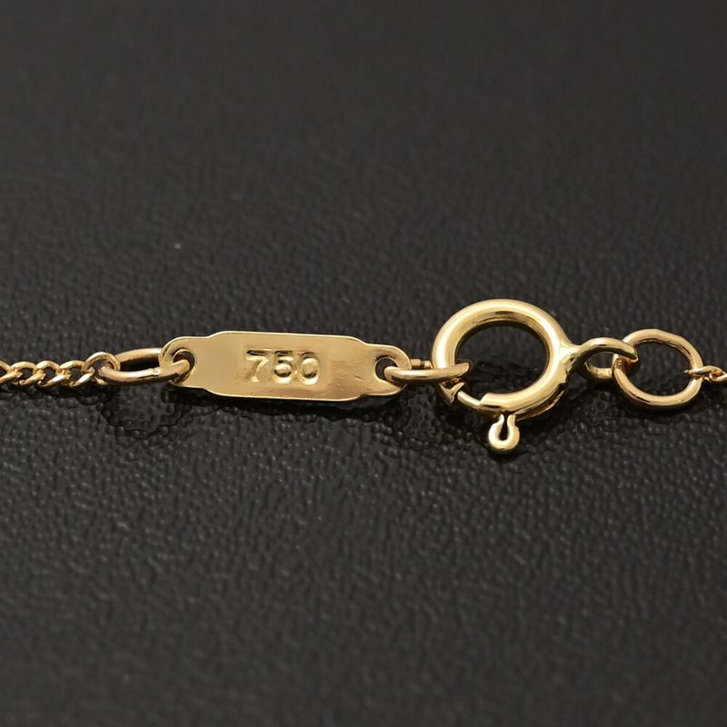 Tiffany ＆ Co Tiffany & Co Flower Motif Ruby Necklace ･pendant 18k Yellow Gold