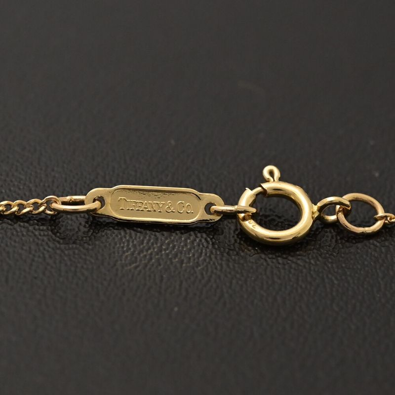 Tiffany ＆ Co Tiffany & Co Flower Motif Ruby Necklace ･pendant 18k Yellow Gold