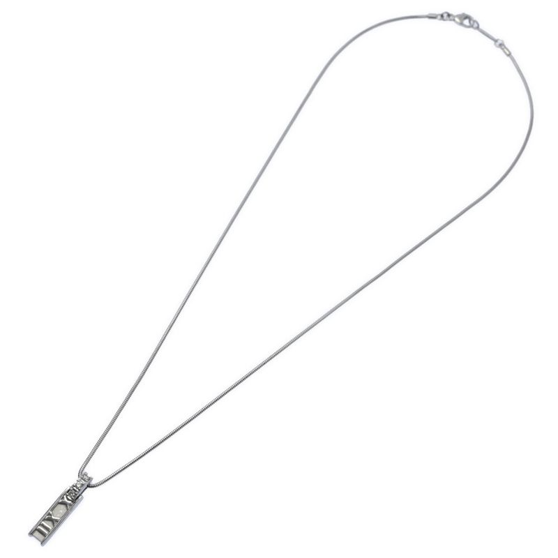 Tiffany & Co Tiffany & Co Atlas 3p・diamond Necklace・pendant 18k White Gold