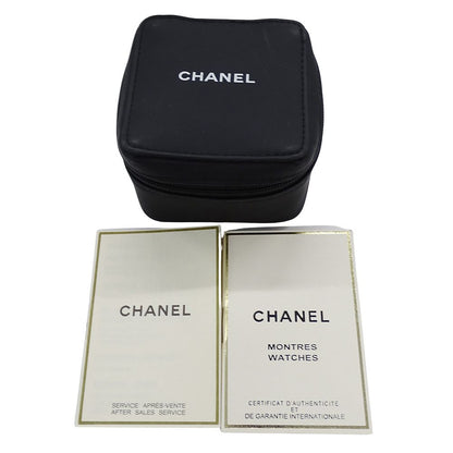 Chanel Watch Ladies Brand Matelasse Quartz Qz Stainless Steel Ss H0009 Silver