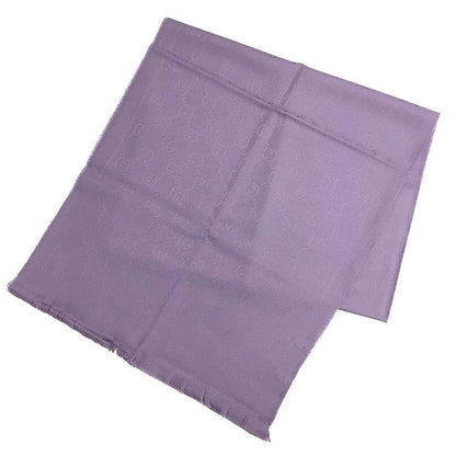 Unused Gucci GG Shawl Wool Purple Aq7776
