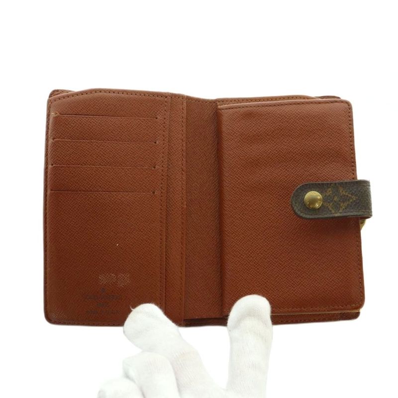 Louis Vuitton Portmonnais Vieux Viennois Wallet Fold Change Purse Monogram