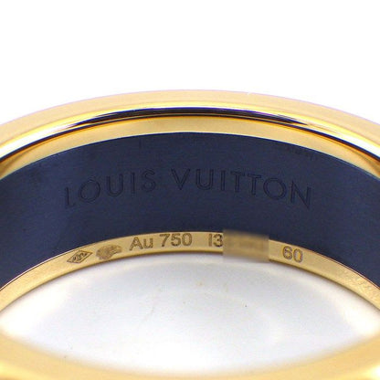 Louis Vuitton Ring Small Les Gaston Qoh44 N Monogram 18K Yellow