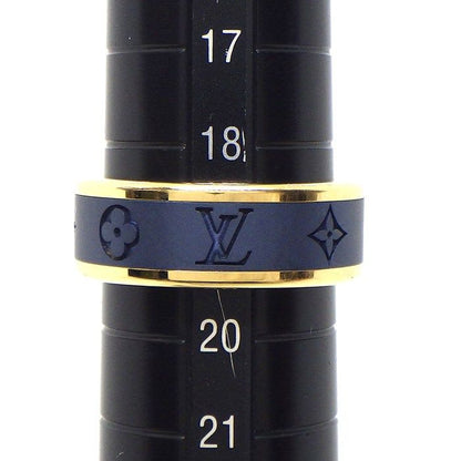 Louis Vuitton Ring Small Les Gaston Qoh44 N Monogram 18K Yellow