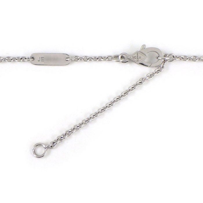 Van Cleef & Arpels Necklace Pure Alhambra Pave Diamond 18K White Gold Box