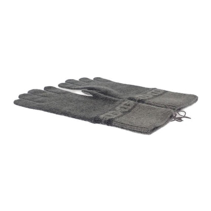 Hermes Heaven Gloves M G g1 S Cashmere Polyurethane Charbon Gray
