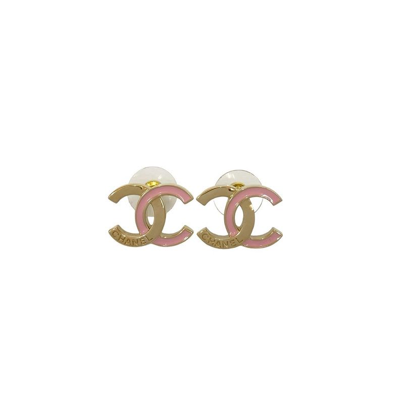 Chanel Coco Mark Motif Logo GP Earrings Accessories 24IB