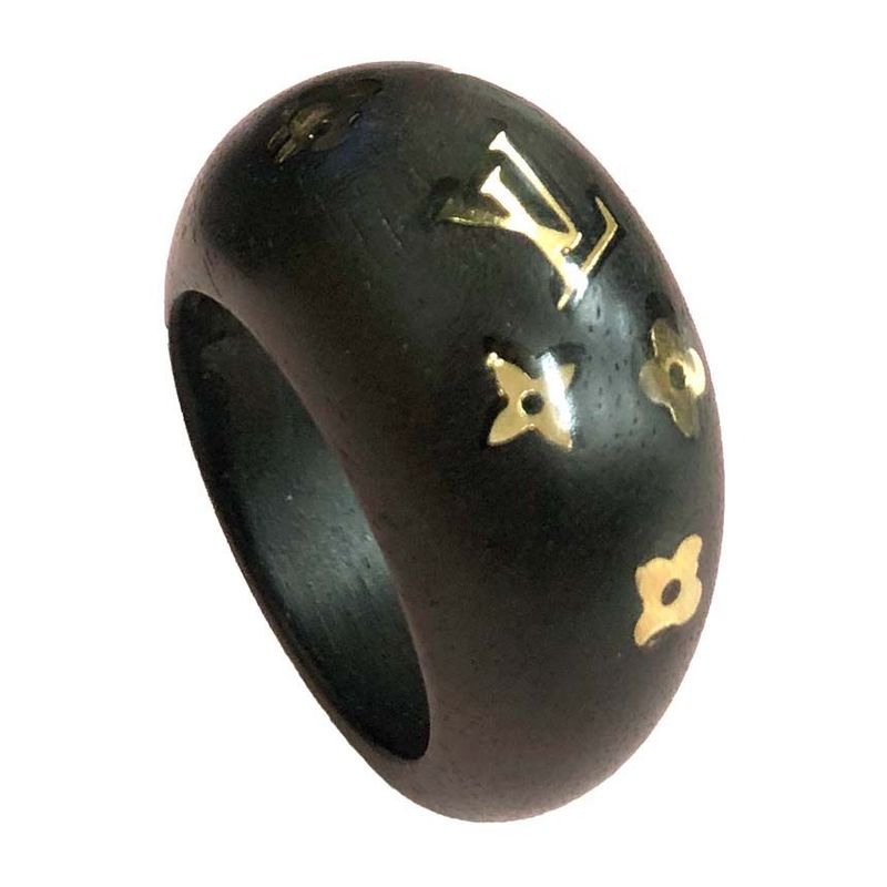 Louis Vuitton Wood Ring L Size Berg Sylvania Ring M65934 Aq7812