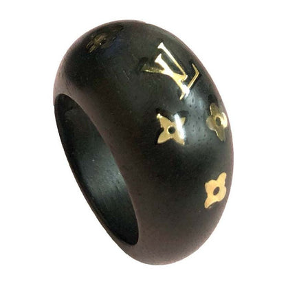 Louis Vuitton Wood Ring L Size Berg Sylvania Ring M65934 Aq7812