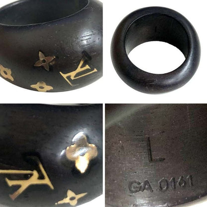 Louis Vuitton Wood Ring L Size Berg Sylvania Ring M65934 Aq7812