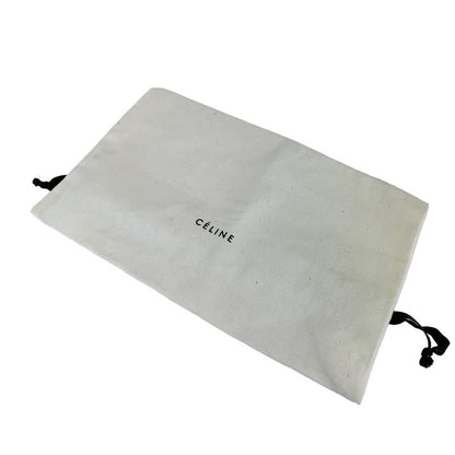 Celine Boots Short Boots Shoes Suede Black Silver Bang Metal Heel