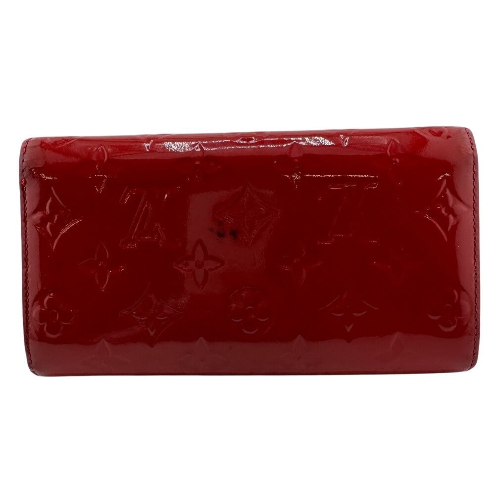 Louis Vuitton M90206 Portefeuille Sara Chain Wallet Chain Red Ladies