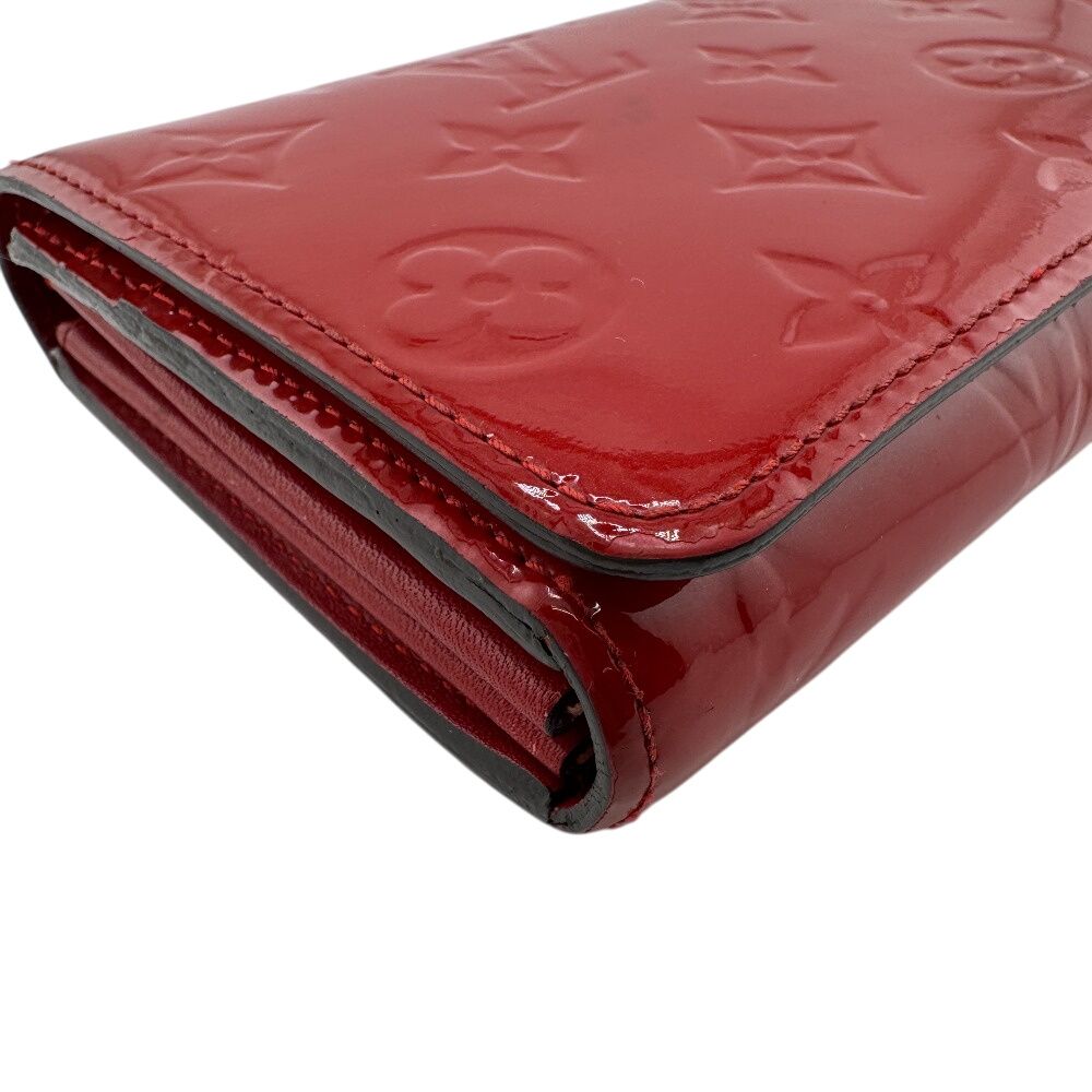 Louis Vuitton M90206 Portefeuille Sara Chain Wallet Chain Red Ladies