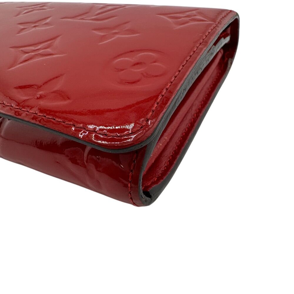 Louis Vuitton M90206 Portefeuille Sara Chain Wallet Chain Red Ladies