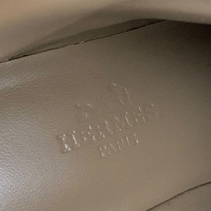 Hermes Defile Boots Short Boots Shoes Leather Black Stitching