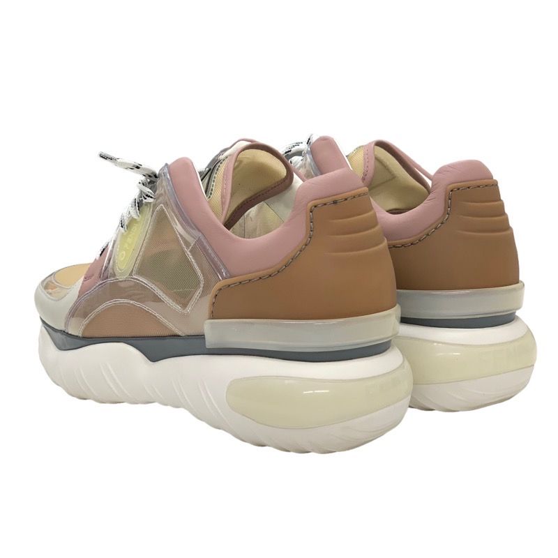 Fendi Sneakers Shoes Fabric Leather Multicolor Logo