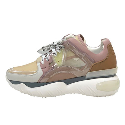 Fendi Sneakers Shoes Fabric Leather Multicolor Logo