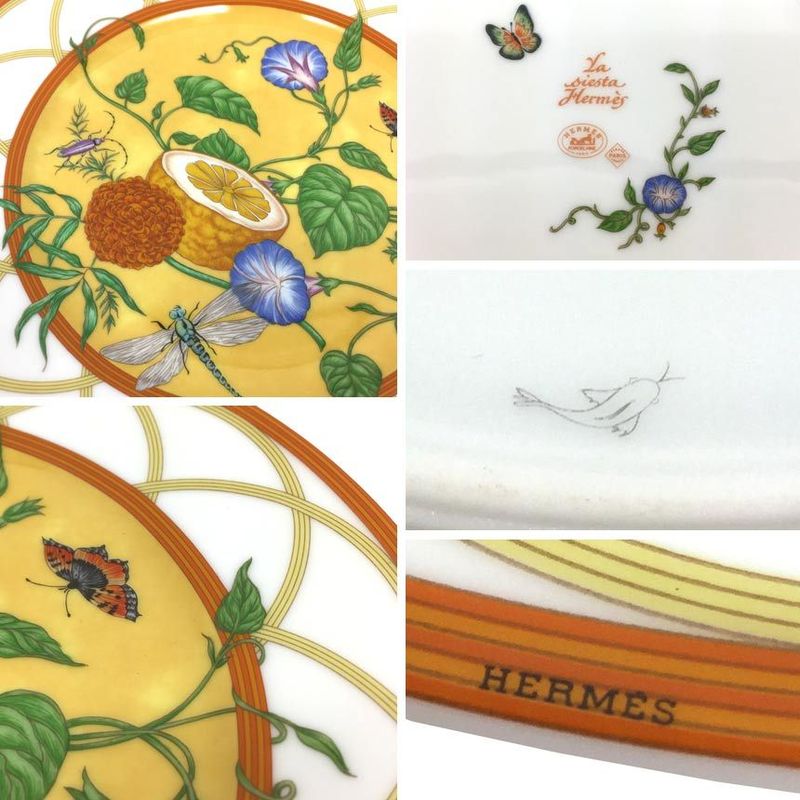Hermes Siesta 22 cm Dish Plate Tableware Item Aq7877