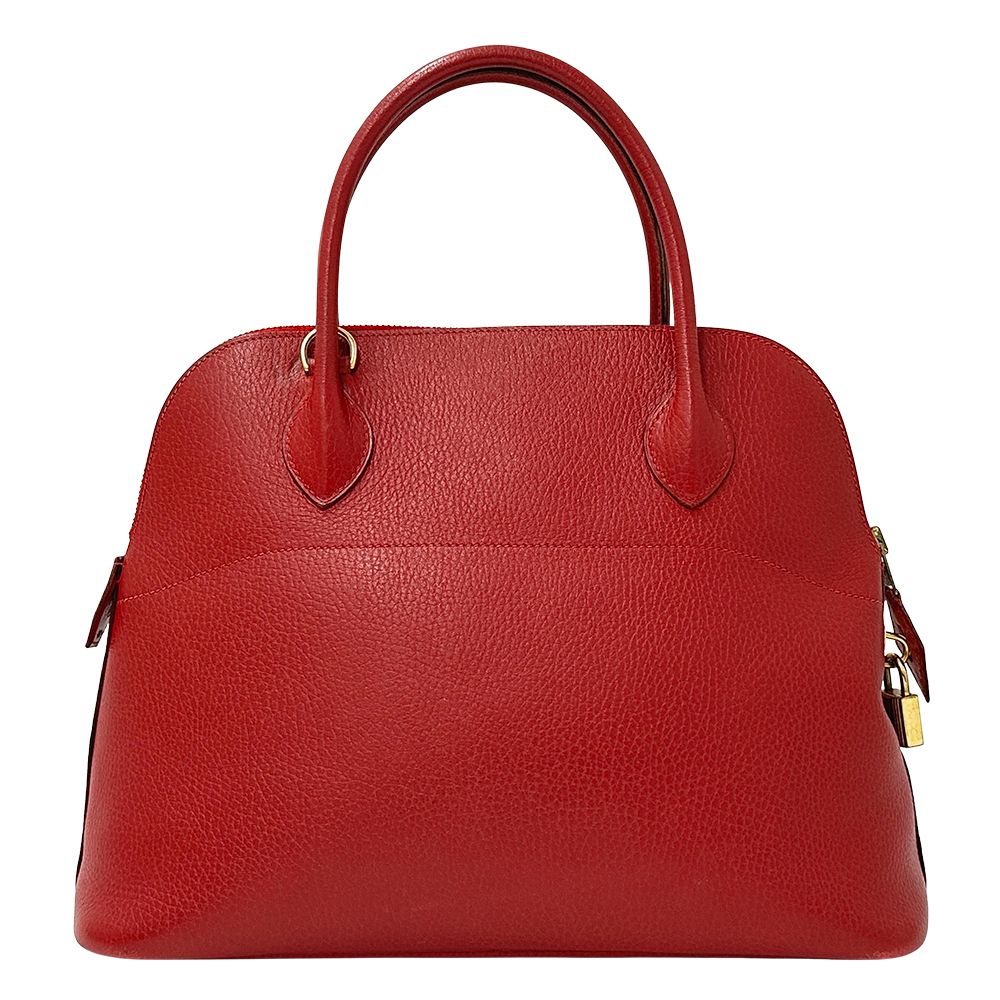 Hermes Bag Women'S Brand Handbag Shoulder Bag 2way Bolide 31 Ardennes Red Gold
