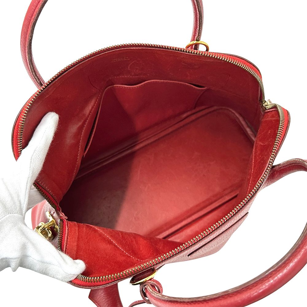 Hermes Bag Women'S Brand Handbag Shoulder Bag 2way Bolide 31 Ardennes Red Gold