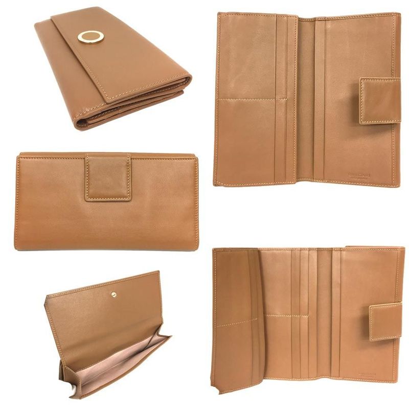 Sale Bvlgari Bvlgar Long Wallet 33385 Woman Wallet Longtreble Leather Walnut