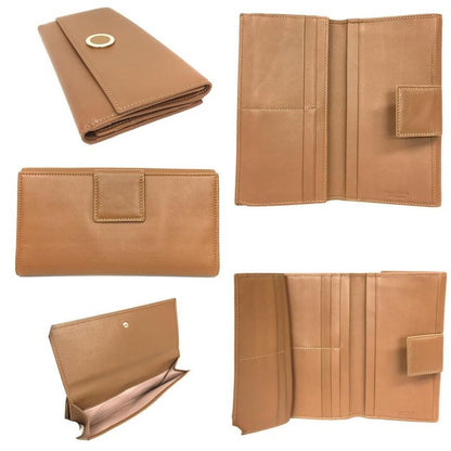 Sale Bvlgari Bvlgar Long Wallet 33385 Woman Wallet Longtreble Leather Walnut