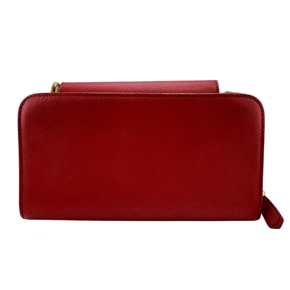 Prada Chain Wallet Chain Red Ladies