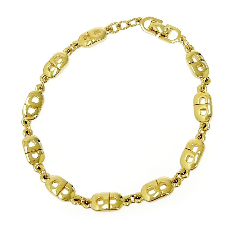 [storage Bag Christian Dior GP CD Logo Bracelet Gold 525789 Bracelet