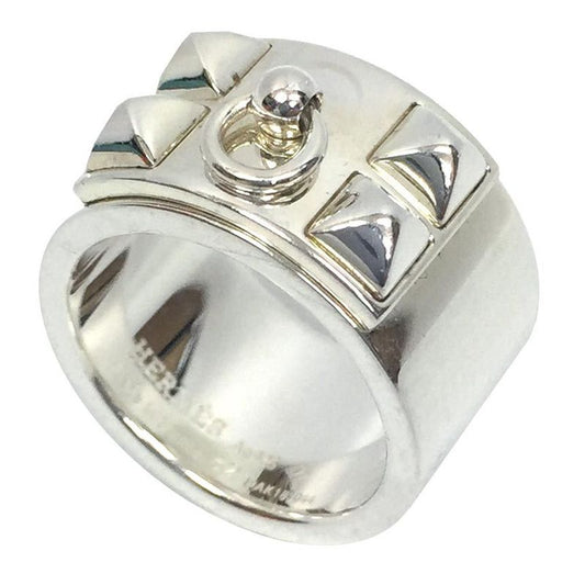 Hermes Corriedo Chien GM 52 Size Ring Silver 925 Aq8016