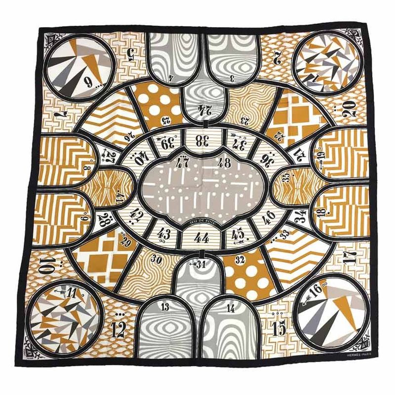 Hermes Scarf Kare90 Jeu de Soie Silk Game 2018 Fall/winter Aq8024