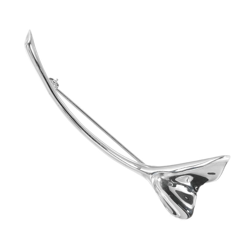 Tiffany & Co Ginkgo Silver 925 Women's G Brooch