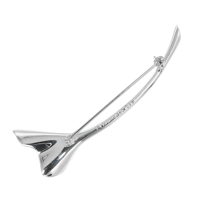Tiffany & Co Ginkgo Silver 925 Women's G Brooch