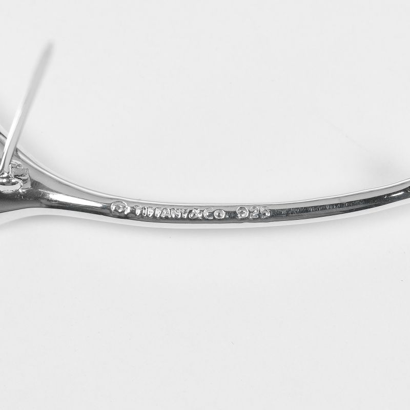 Tiffany & Co Ginkgo Silver 925 Women's G Brooch