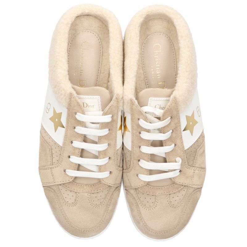 Dior Star Calf/lambskin Sheer Ring Sneakers Women's 36