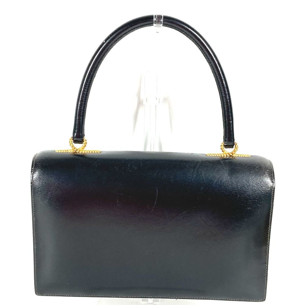 Hermes Handbag Cordelier Leather Black