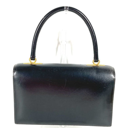 Hermes Handbag Cordelier Leather Black