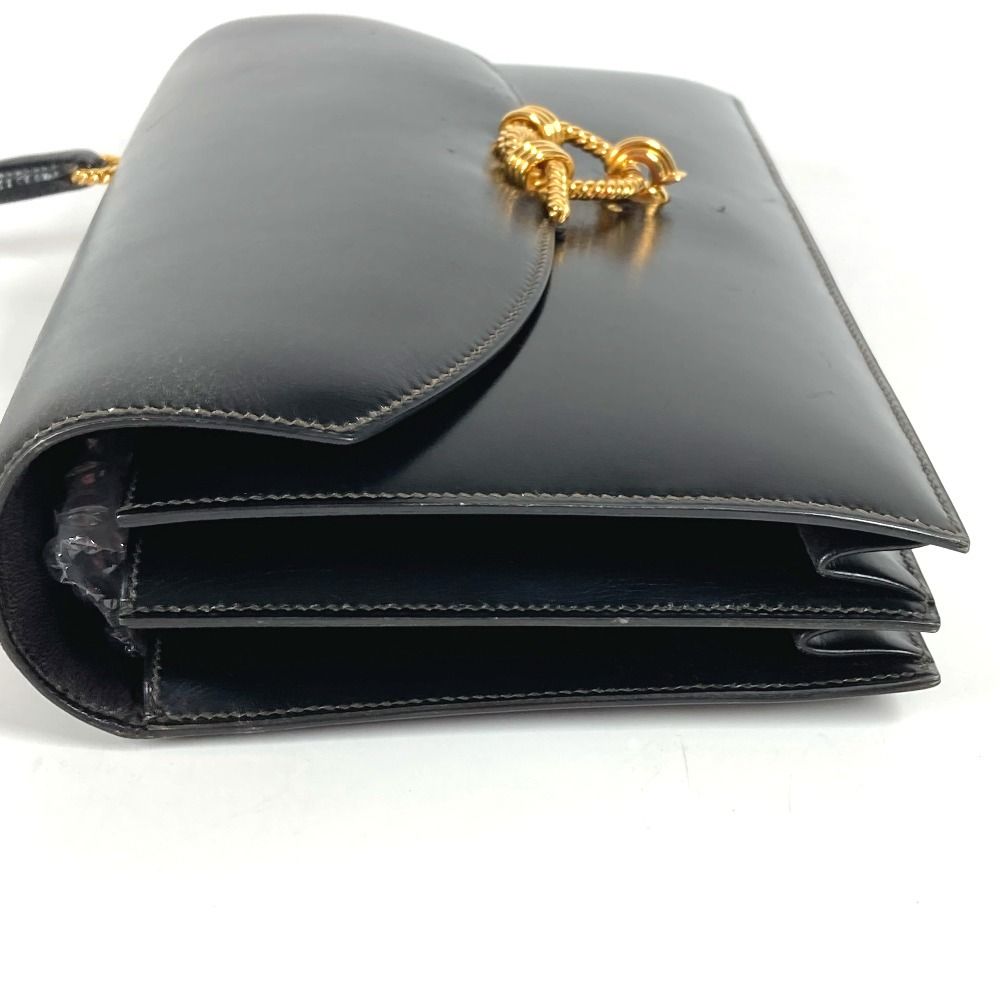 Hermes Handbag Cordelier Leather Black