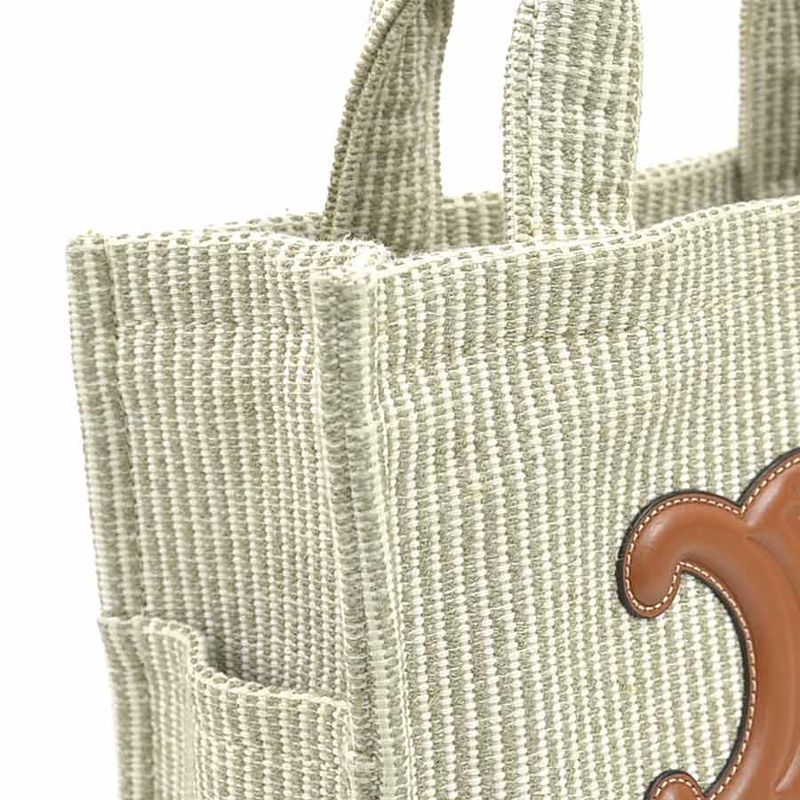 Celine CELINE Shoulder Bag Handbag Small Cabas Tice