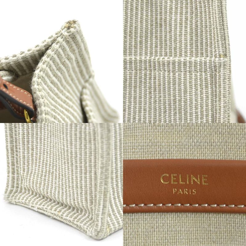 Celine CELINE Shoulder Bag Handbag Small Cabas Tice
