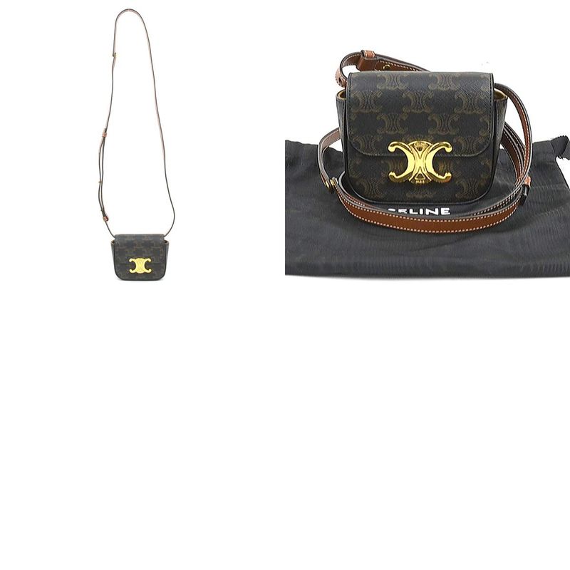 Celine CELINE Shoulder Bag Triomphe Mini Claude
