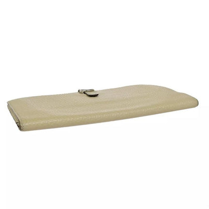 Hermes Hermes Dogon GM Togo Beige Silver Hardware Long Wallet