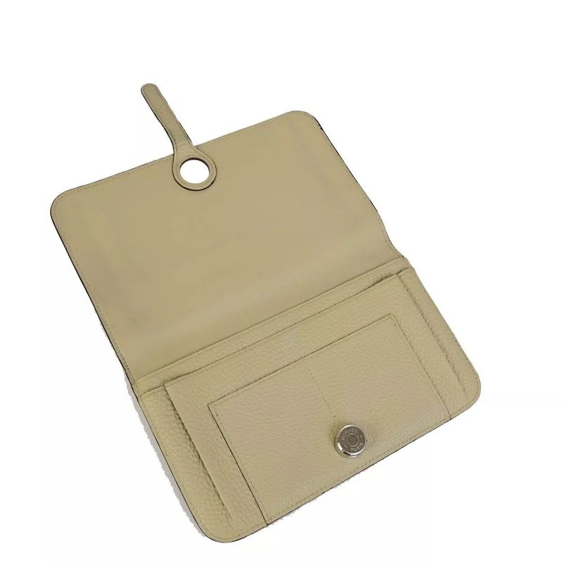 Hermes Hermes Dogon GM Togo Beige Silver Hardware Long Wallet