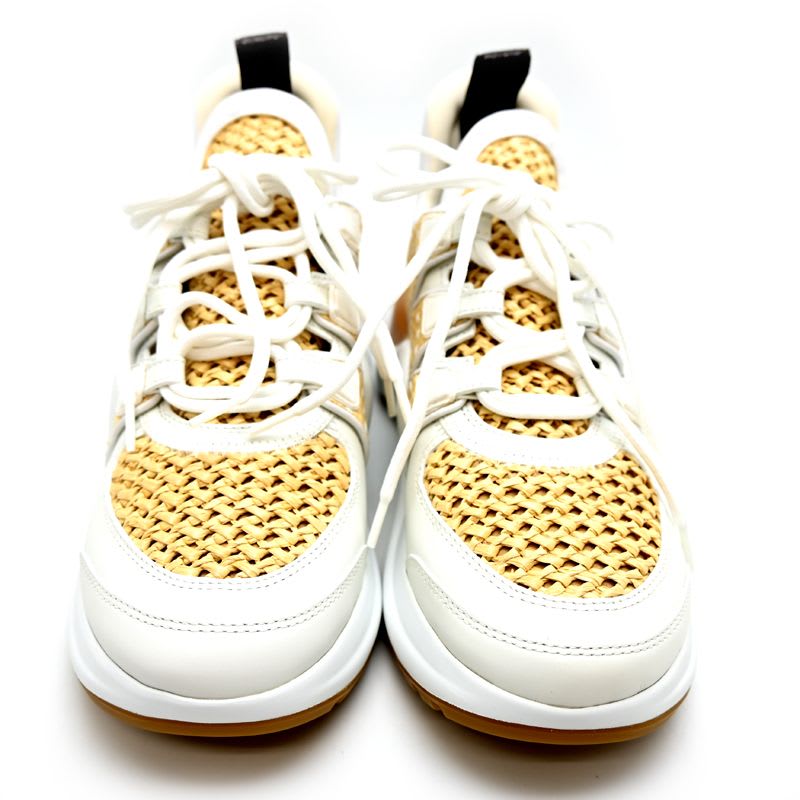 Louis Vuitton Size 24 White Sneakers