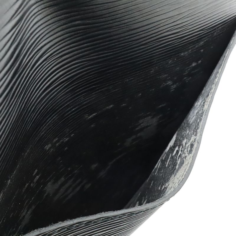 LOUIS VUITTON Epi Sun Crew Shoulder Bag Pochette Crossbody Leather Noir Black